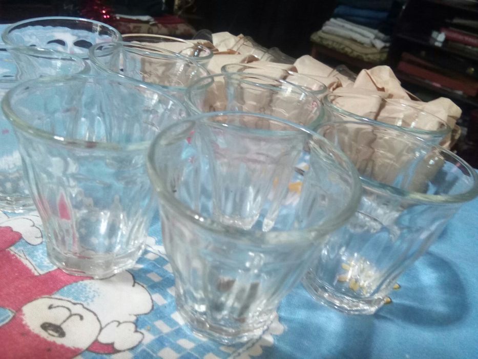 Стаканччики граненые  Советские стекло для о особого случае 22шт Алмат