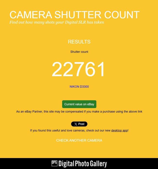Nikon D3300 kit + obiectiv 18-55mm - 22.000 de cadre - Aparat foto DSLR