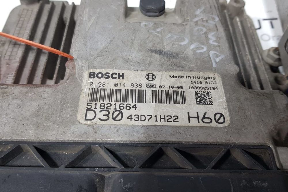 Kit pornire / Calculator 0281014838 / 51821664 Fiat Ducato 3.0 Euro 4