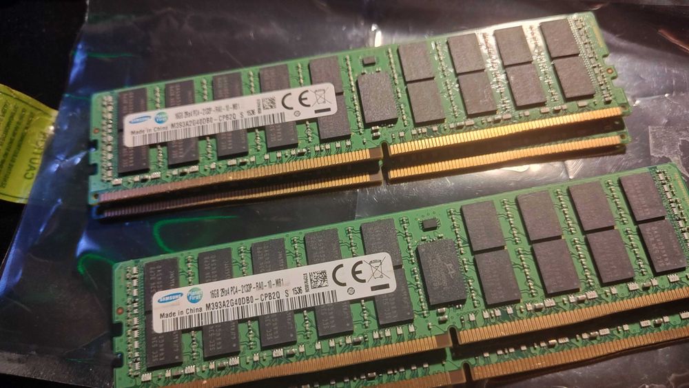 Memorii ram server Samsung, Micron, ddr4 SK Hynix ECC kit 64gb 4*16 2133mhz