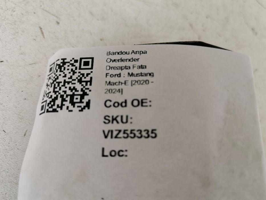 Бандо Крило Овърфендер Дясно Предно / Bando Krilo Overfender Dqsno Pre