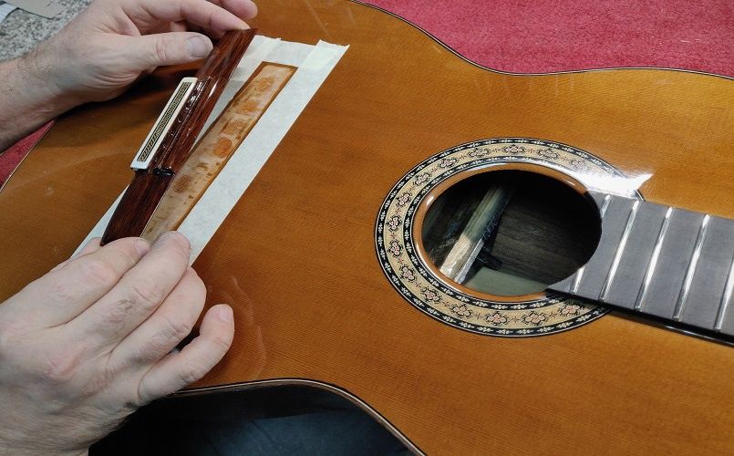 Ремонт гитар различной сложности