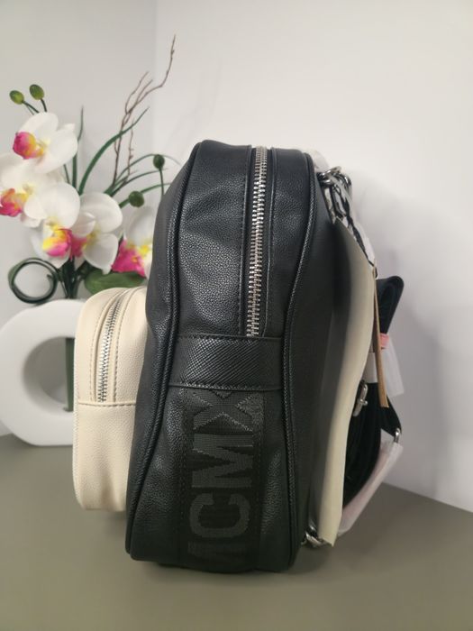Оригинална дамска раница Steve Madden - Черна и крем