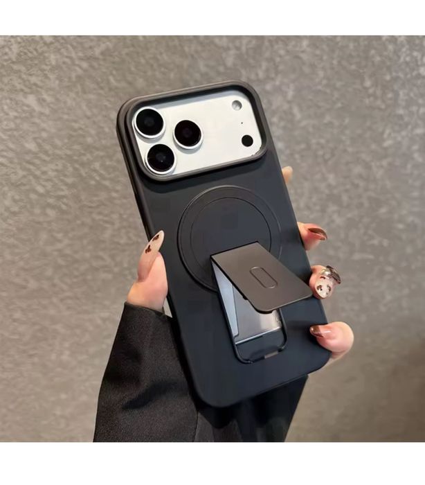 Husa Magnetica Silicon si Plastic cu Suport Birou - Iphone 17 PRO 17 PRO MAX 17 16 PRO 16 PRO MAX