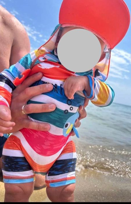 Сет бебешки бански 0-6 месеца