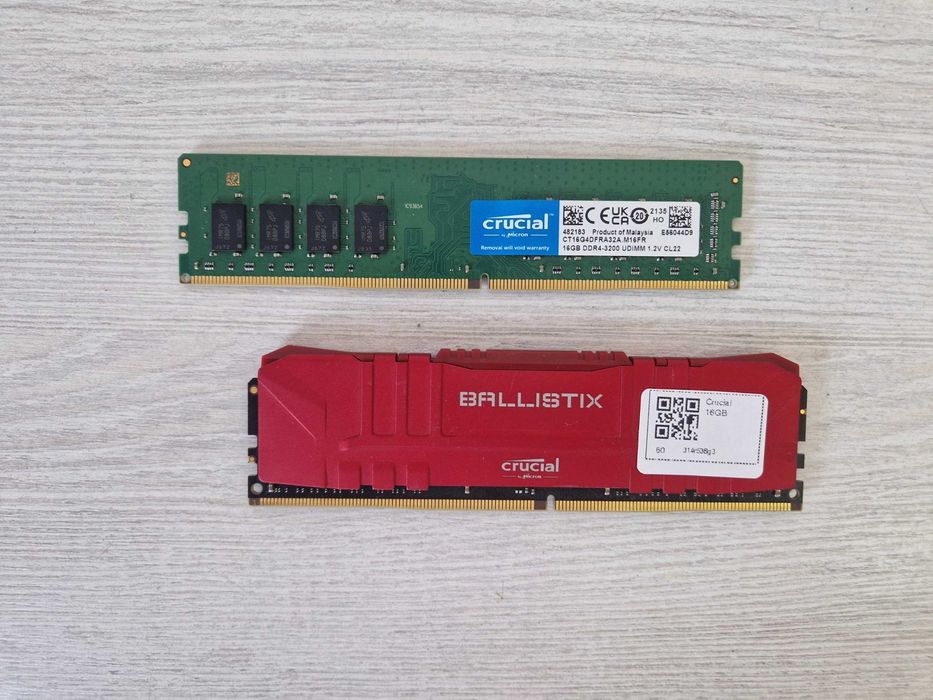 Crucial DDR4 16GB 3200MHz Надежная оперативная память
