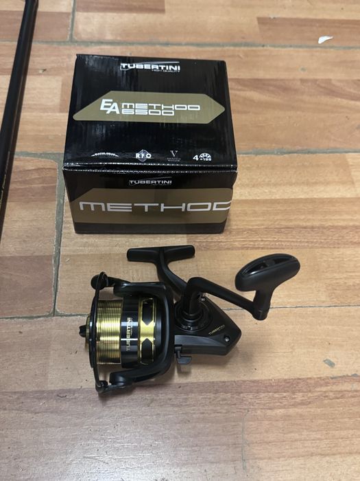 Set Feeder TUBERTINI - Lanseta EA Method Carp Feeder 3.9m + Mulineta EA Method 6500