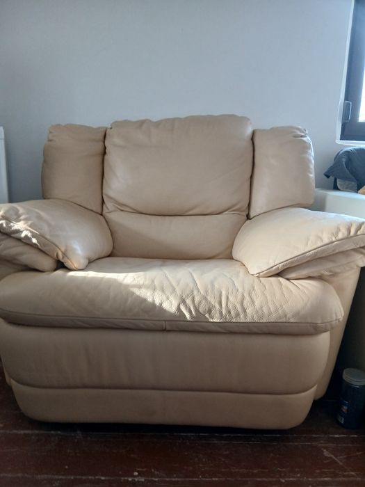 Fotoliu piele naturala impecabil