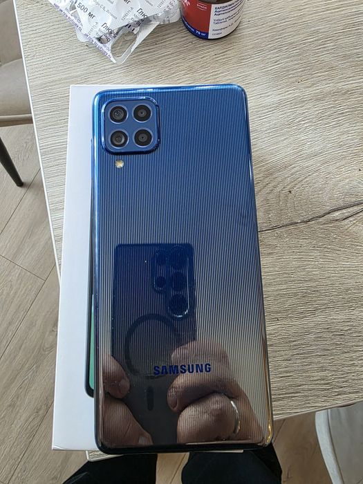 Samsung M62 с батареей 7000мач