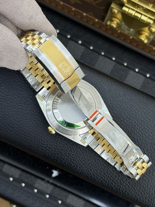 Rolex Date Just Diamond 41mm Champagne Dial