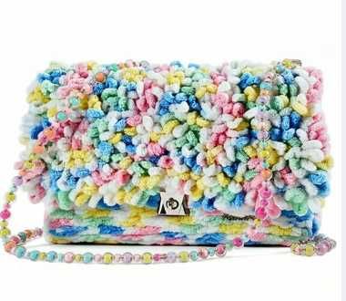 Ръчно изработена чанта CANDY и скрънчи