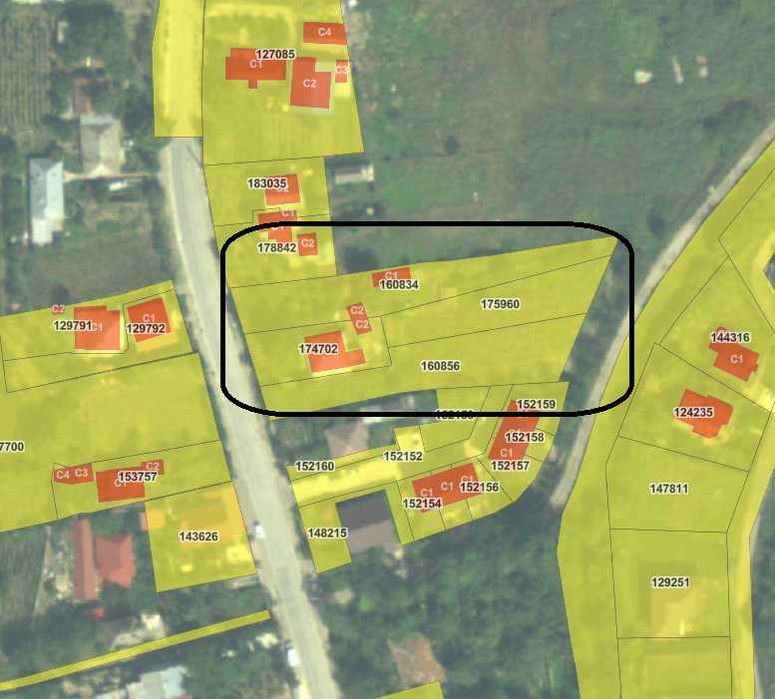 110 EURO/MP Teren de vanzare aprox. 3500MP Hanul Trei Sarmale