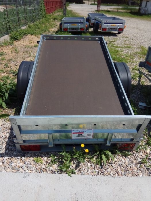 Remorca ATV 750kg, Repo ( 260 cm x 135cm), 1 axa , NOUA, OFERTA!