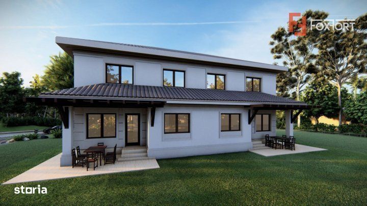 Duplex 5 camere, Sacalaz - Arhitectura moderna