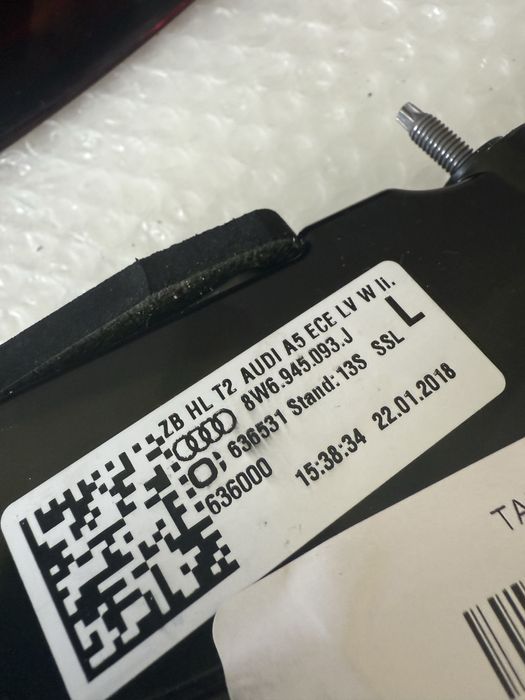 Стопове стоп Audi A5 B9 Ауди А5 димамичен мигач Европейски Перфектни