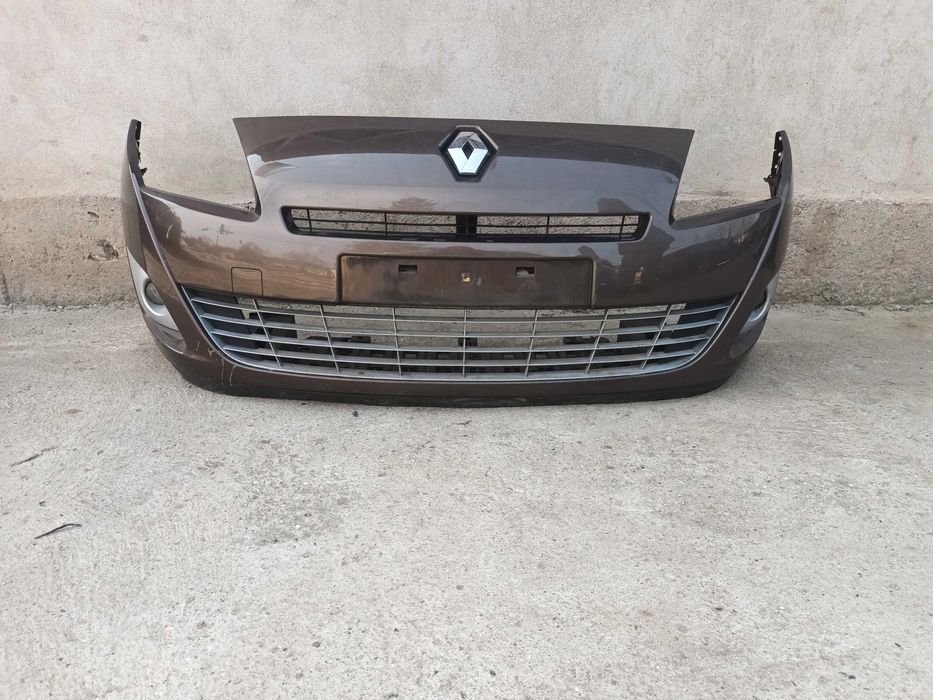 предна броня за рено гранд сценик 3 с маска емблема решетки халогени