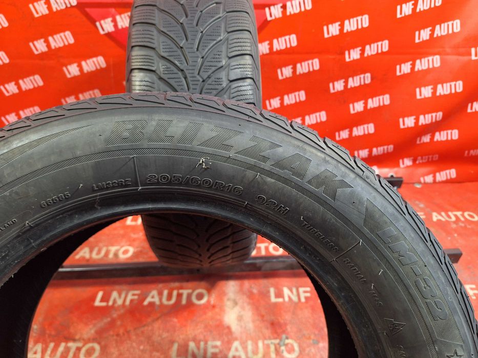 Anvelope de IARNA - 205/60/16 - BRIDGESTONE - 5 MM - DOT 2017 !