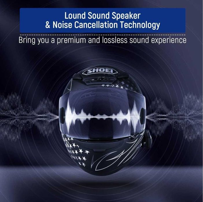 LEXIN B4FM Bluetooth слушалки пакет 2 бр. комплект интерком за каска