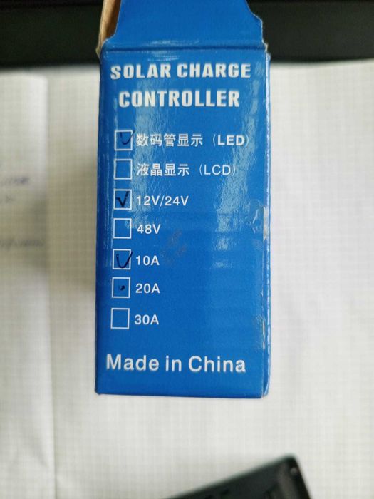 Контроллер solar charge PWM для солнечных батарей