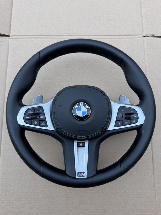 Volan + Airbag BMW Seria 5 G30 G31, Seria 7 G11 G12, X5 G05, X6 G06, X7 G07 M : Incalzire / Vibratii / Padele