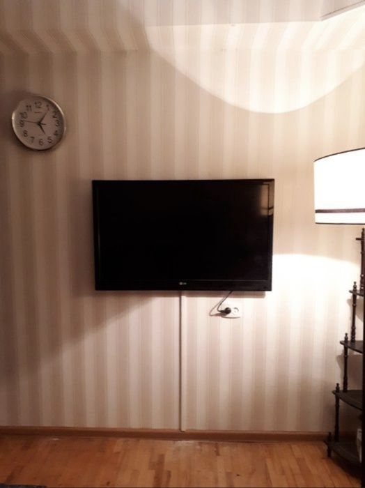 Установка телевизора на стену