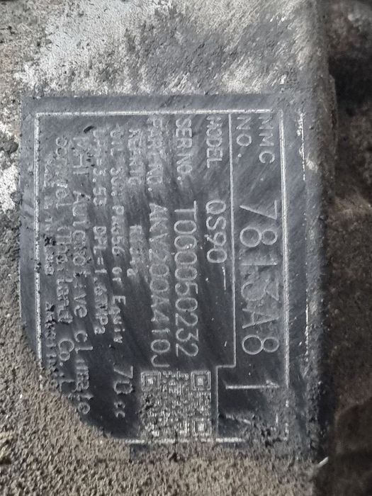 Compresor clima Mitsubishi ASX Facelift 2012 1.6D 2012 - 2016 114CP 9HD (1269) Diesel ...