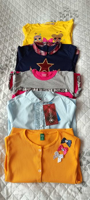 Футболка, кофта, рубашка на девочку 6-7 лет