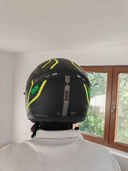 Casca moto  IXS mărime XL cu ochelari integrati noua