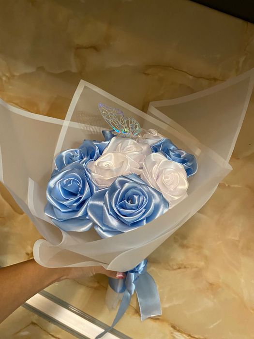 Букети с вечни рози