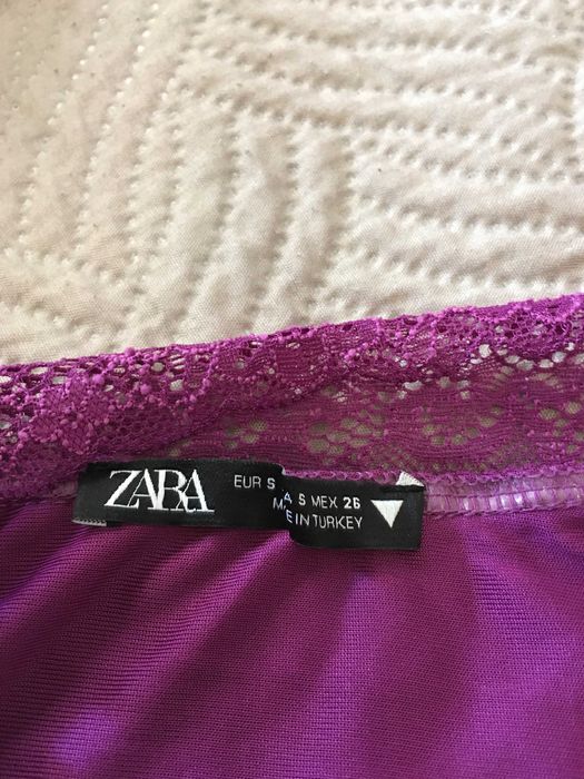 ZARA дълга рокля плисе S