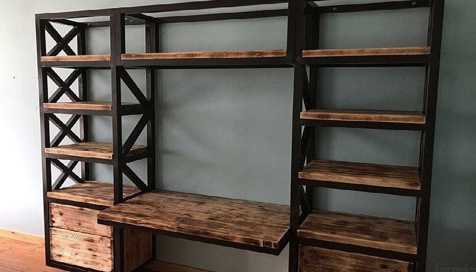 LOFT. Стулья, Столи и Стелажи. В стиле Лофт