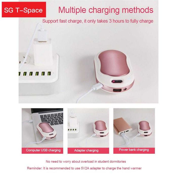 Нагревател за ръце 10000 MAh USB Power Bank