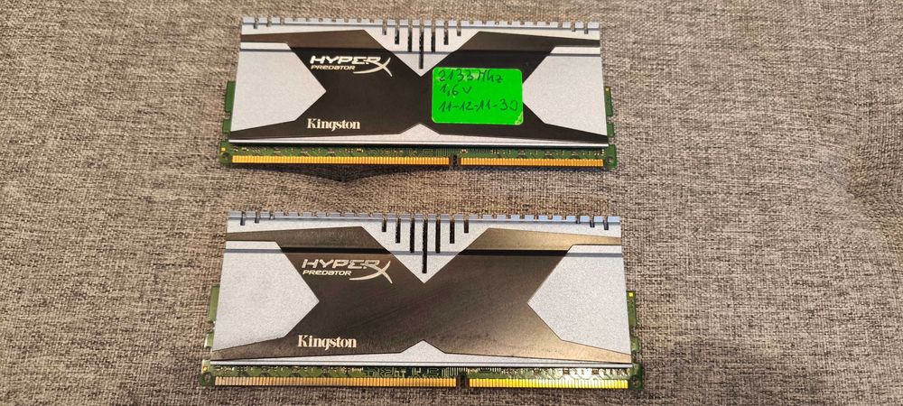 Kingston 2×4gb khx21c11t2k2/8x DDR3-2133 mhz PC3-17000 CL11