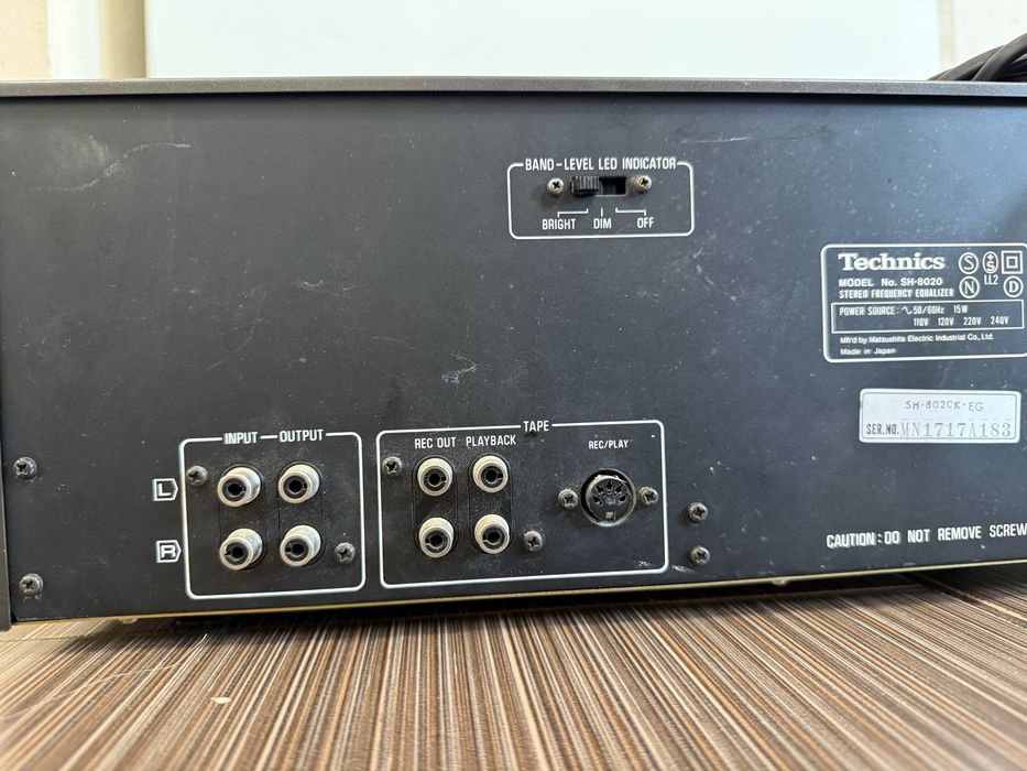Technics SH-8020 Еквалайзер