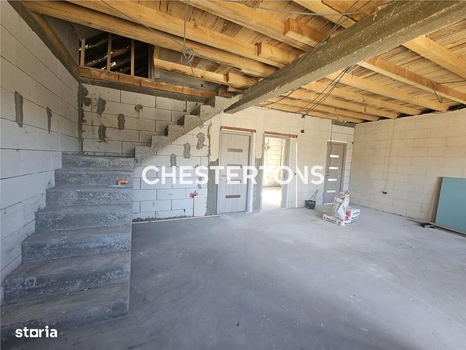 Casa P+M cu teren 270 mp - Ansamblu  nou de 5 case, zona linistita Lum