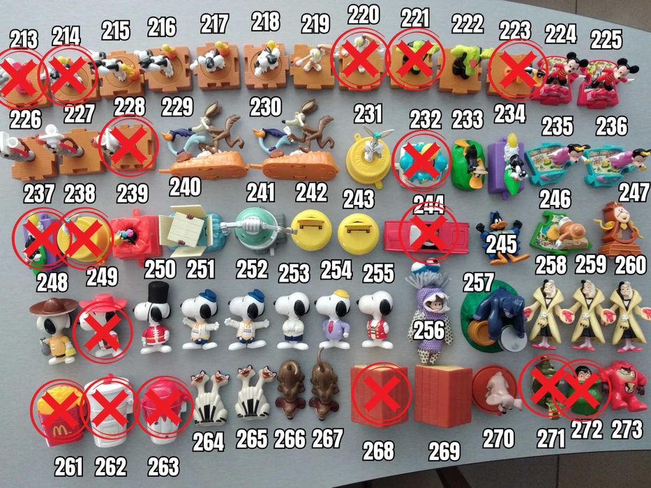 McDonalds Toys Макдоналдс Играчки от 90те 00те Винтидж Колекционерски