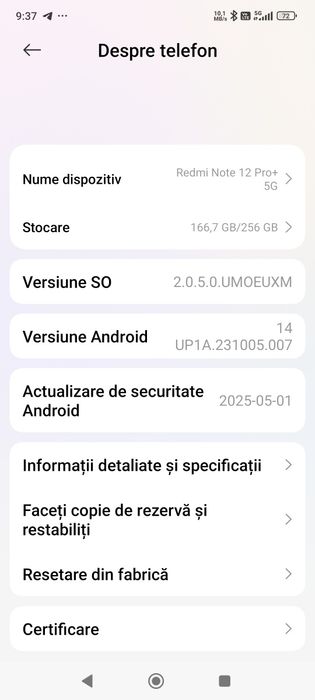 Xiaomi Redmi Note 12 Pro + White, 2 huse, 2 folii noi