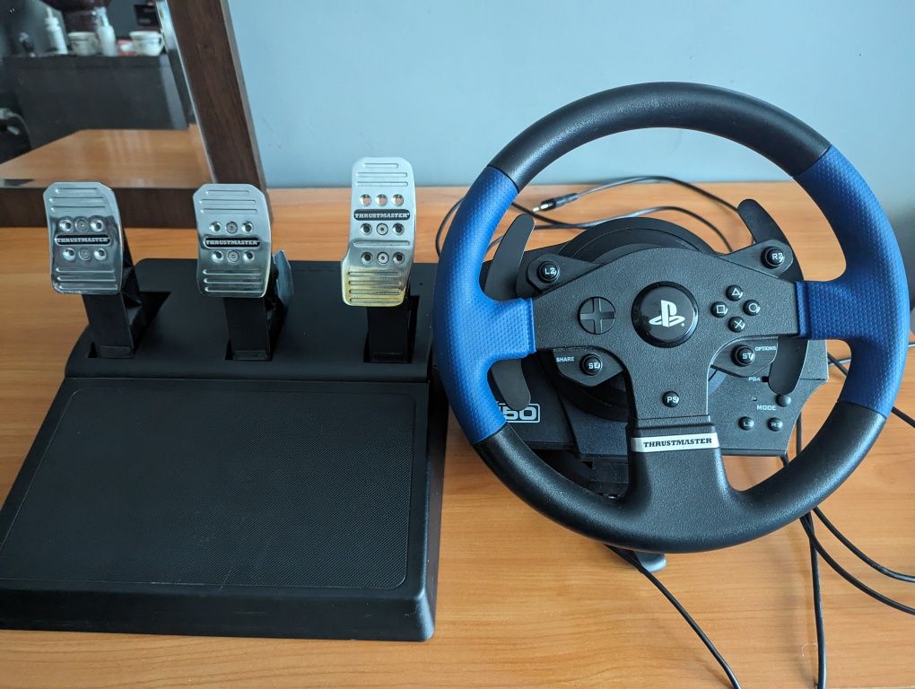 Thrustmaster t150 pro force feedback волан с педали гр. Пловдив Център ...
