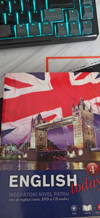 Setul de manuale English TODAY (volumele 1,2,3,4,7) cu DVD-uri și CD