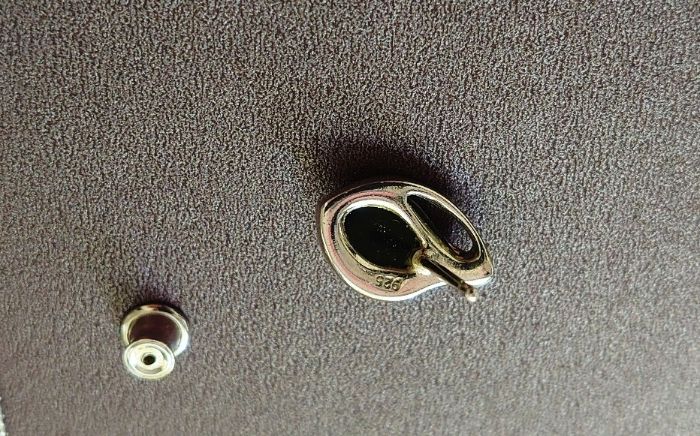 Set bijuterii argint cercei si pandantiv