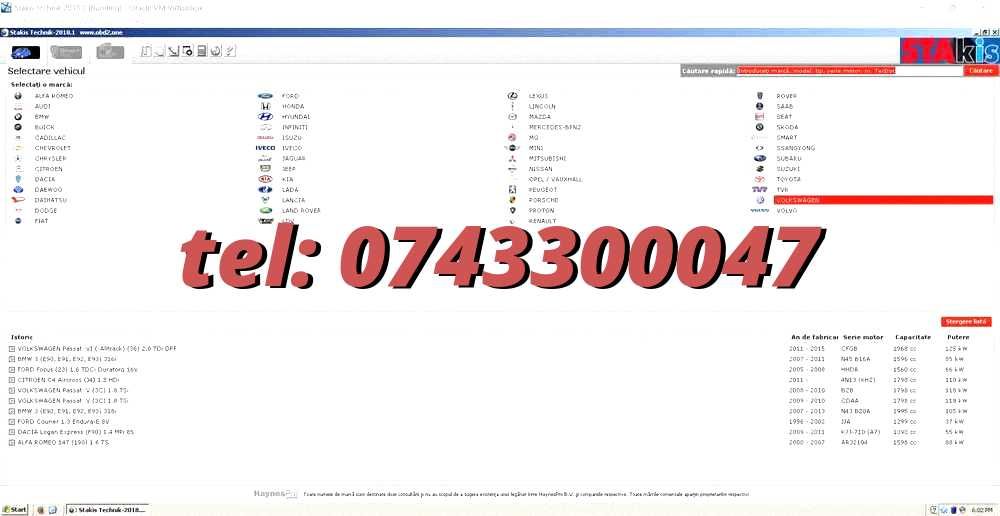 Program Windows Reparatie Auto Scheme Electrice Haynes Adata Technik