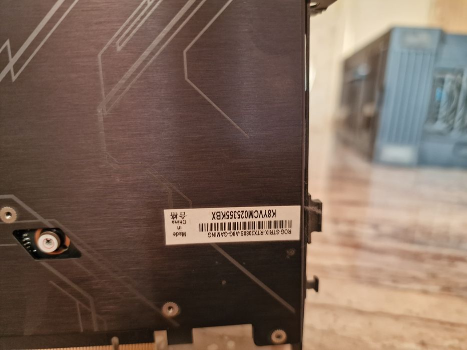 RTX asus rog strix 2080 super gaming 8 gb