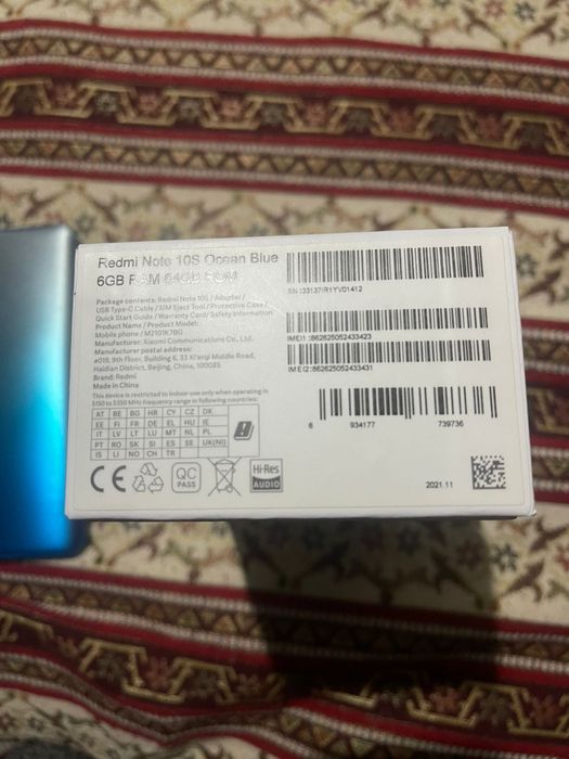 Продам на запчасти redmi note 10s