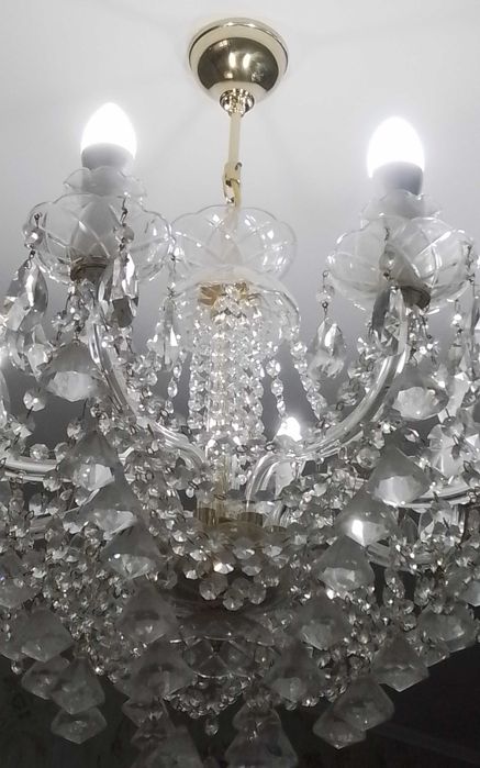 Люстра хрустальная производство Чехия