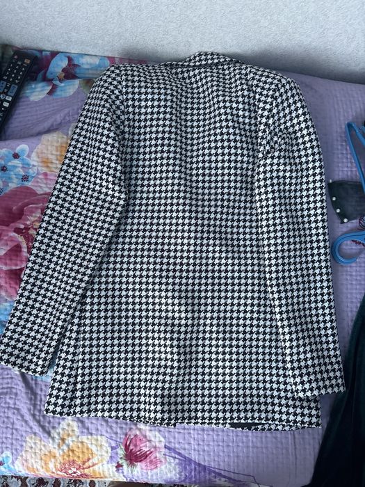 Пиджак с принтом “гусиная лапка”