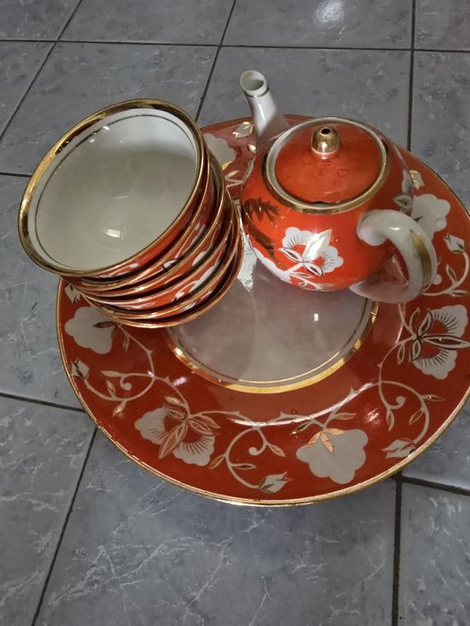 Сервиз чайный "Золотой олень"  высший сорт  ТФЗ