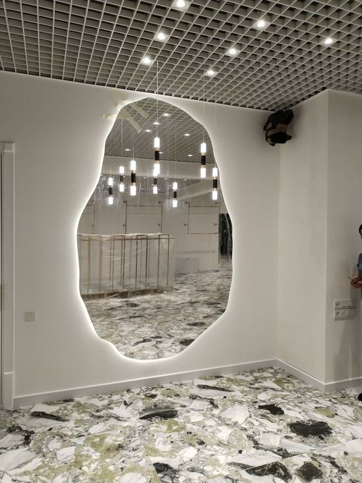 Зеркало для ванной  Led Лед Ойна с подогревом.