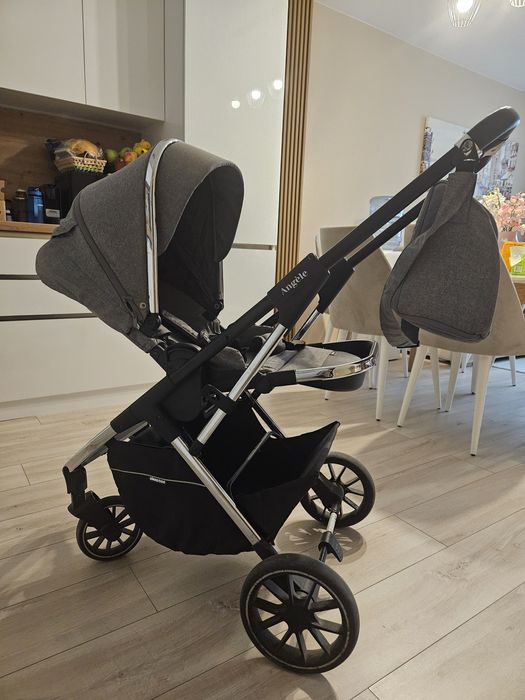 Бебешка количка 3в1 Kikka Boo Angele Chrom