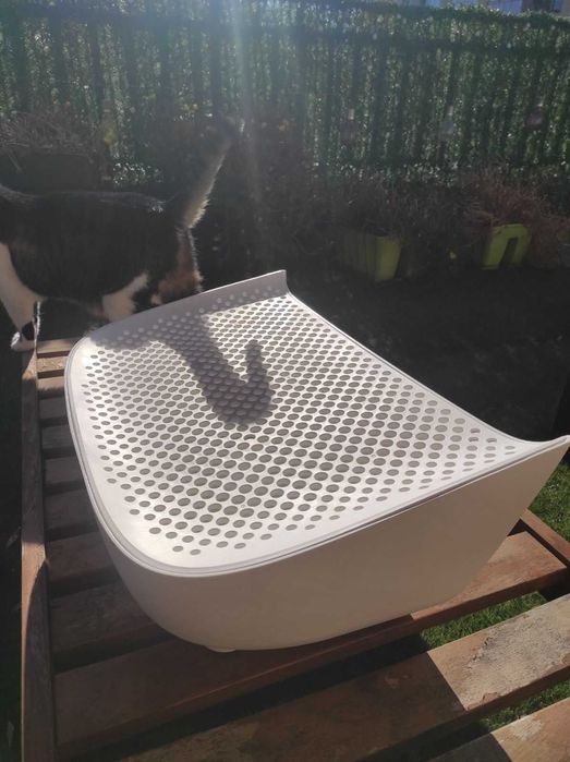 Праг за CatLink Scooper smart litter box, функция headlight, Бяла