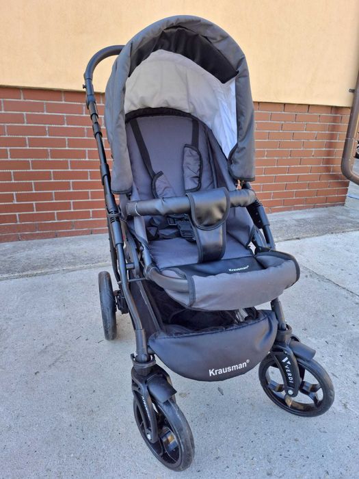 Vand carucior Krausman - Combo Max Dark Grey – Testat ADAC